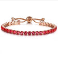 Bracelet tennis de luxe en oxyde de zirconium 4mm