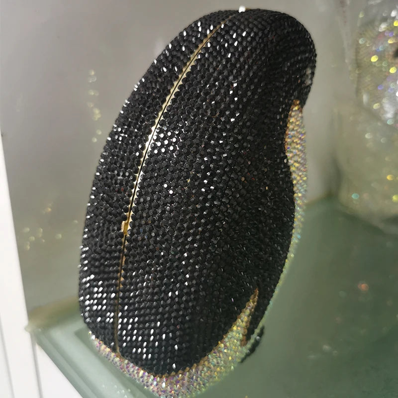 Luxury Crystal Animal Evening Clutch Bag