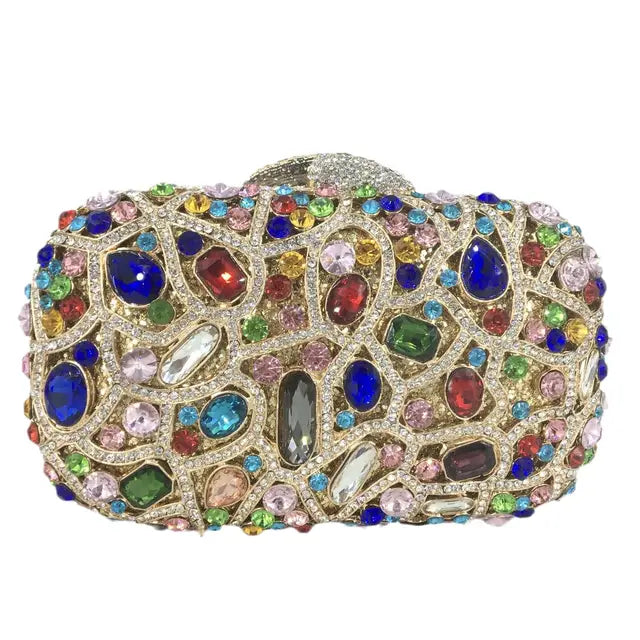 Luxury Crystal Evening Clutch Bag for Women