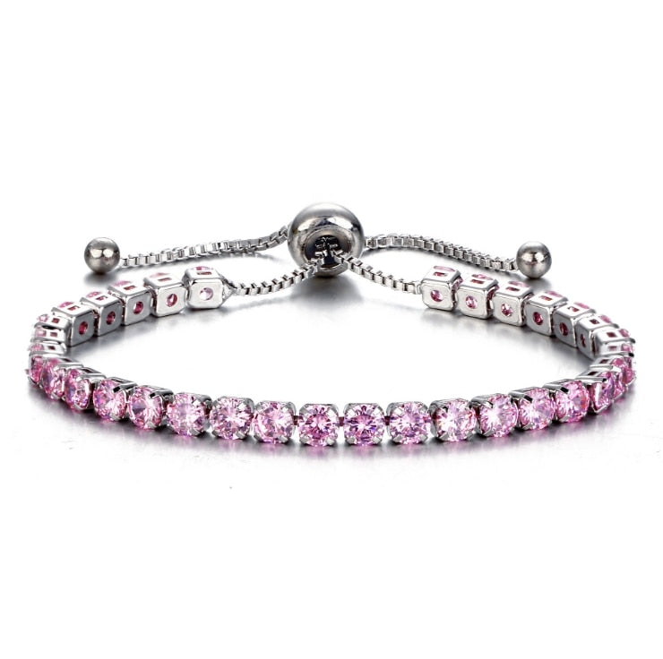 Luxury 4mm Cubic Zirconia Tennis Bracelet