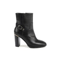 Tommy Hilfiger Women's Black Leather Ankle Boots