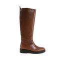 Tommy Hilfiger Women's Brown Leather Ankle Boots