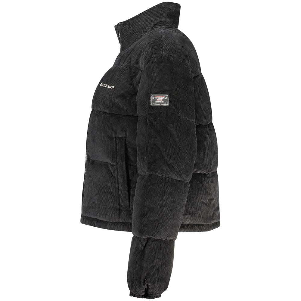 Guess Jeans Women's Black Polyester Shell Jacket