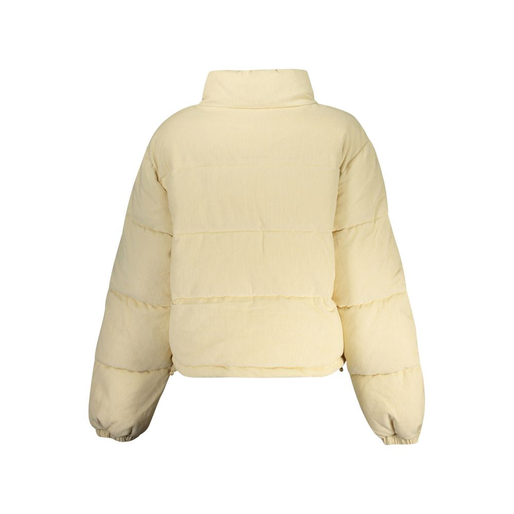 Guess Jeans Women's Beige Polyester Full-Length Jacket