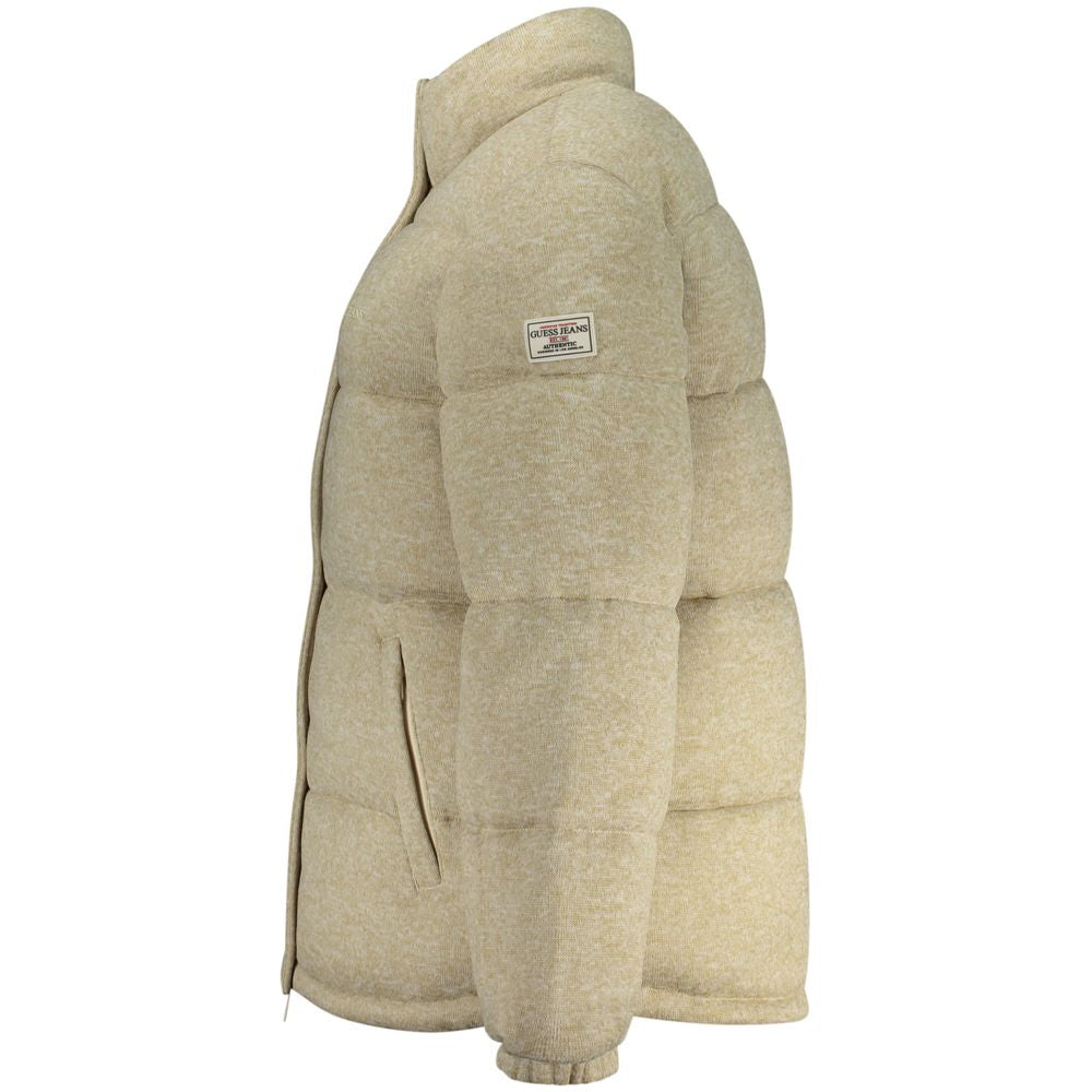 Guess Jeans Women's Beige Polyester Coat