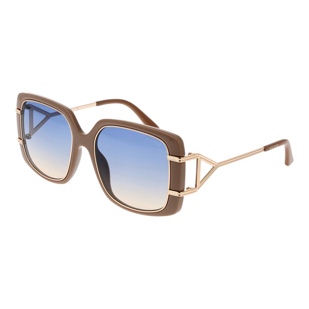 Guess Women's Brown Square Sunglasses
