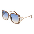 Guess Women's Brown Square Sunglasses