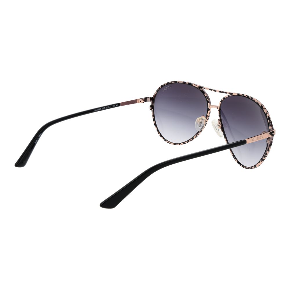 Guess GU7847 6028B Women's Black Aviator Sunglasses