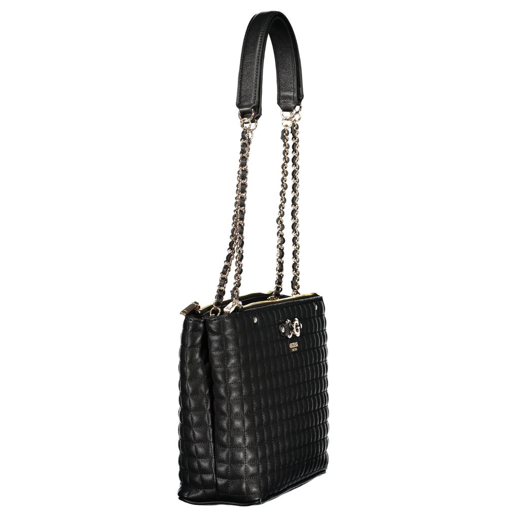 Guess Nadira Women's Black Chain Shoulder Bag