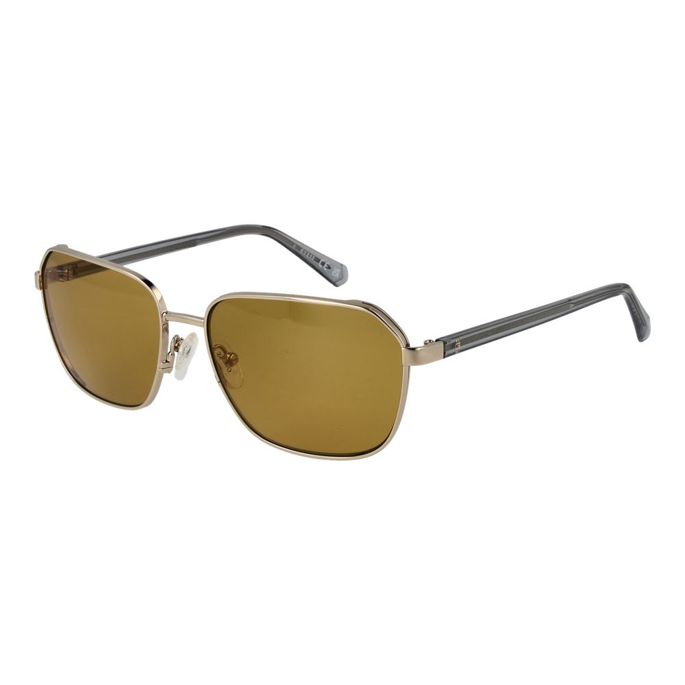 Guess GU00117 5932E Men's Gold Rectangle Sunglasses