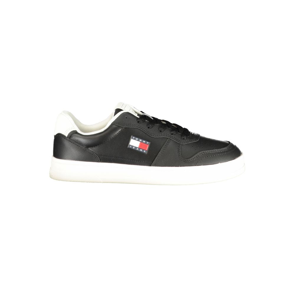 Tommy Hilfiger Women's Black Polyurethane Sneakers