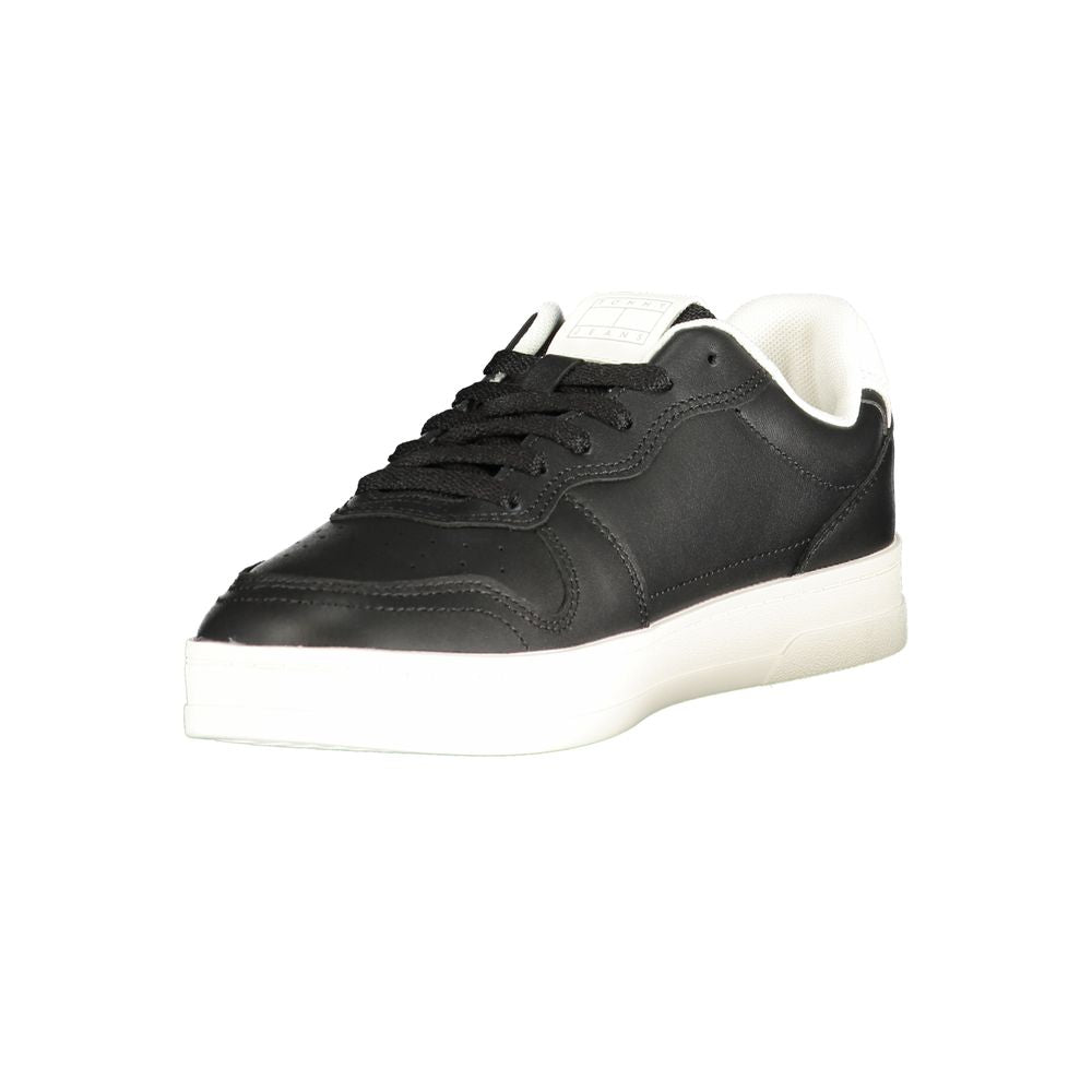 Tommy Hilfiger Women's Black Polyurethane Sneakers