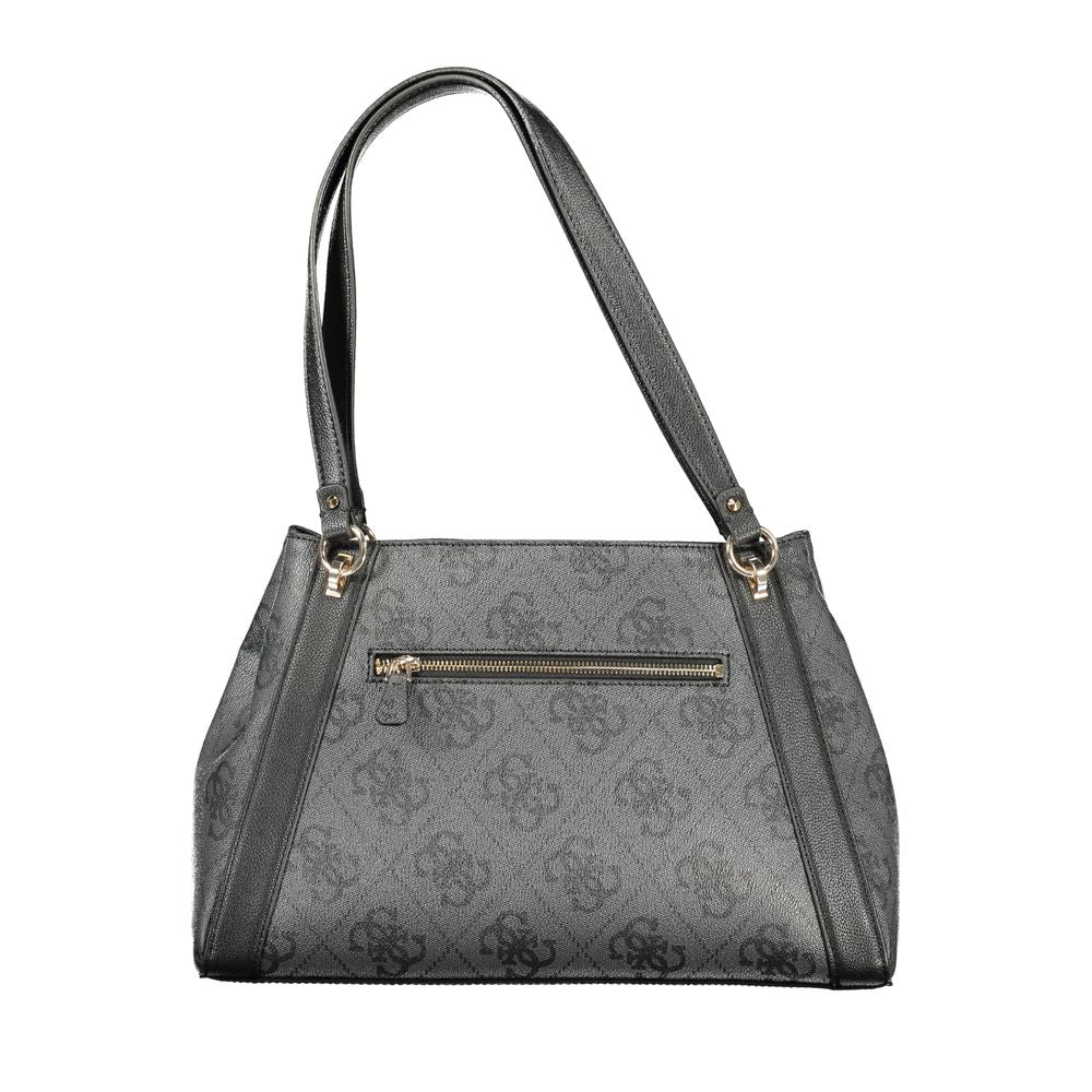 Guess Karnilla Logo Women's Black Shoulder Bag