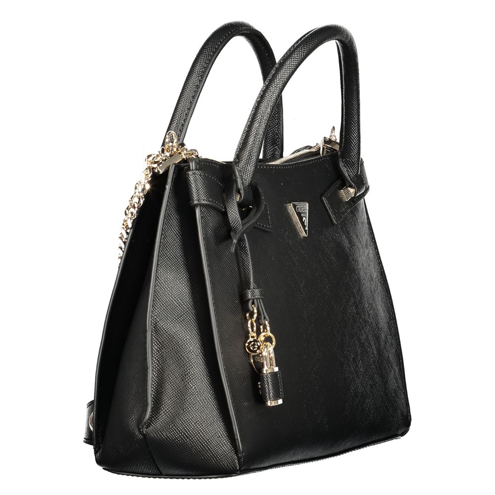 Guess Serenova Women's Black Chain Shoulder Bag