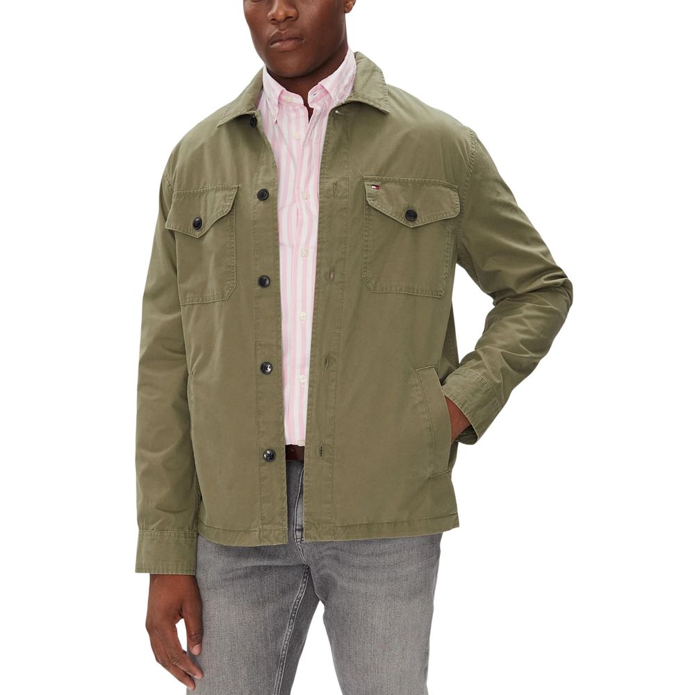 Tommy Hilfiger Men's Bicolor Cotton Coat