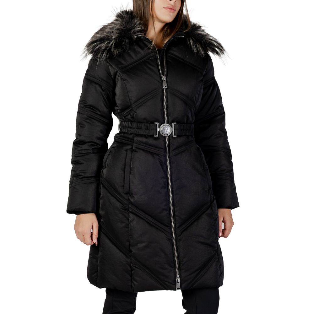 Guess Women's Black Cotton Coat
