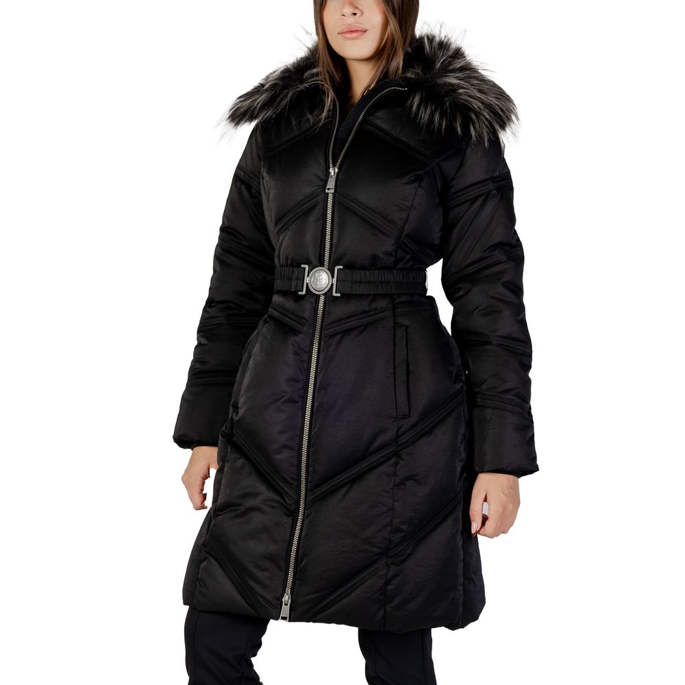 Guess Women's Black Cotton Coat