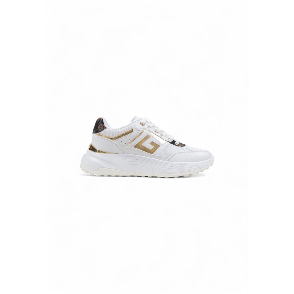Guess Women's White Polyethylene Chunky Sneakers
