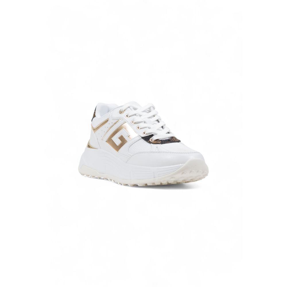 Guess Women's White Polyethylene Chunky Sneakers