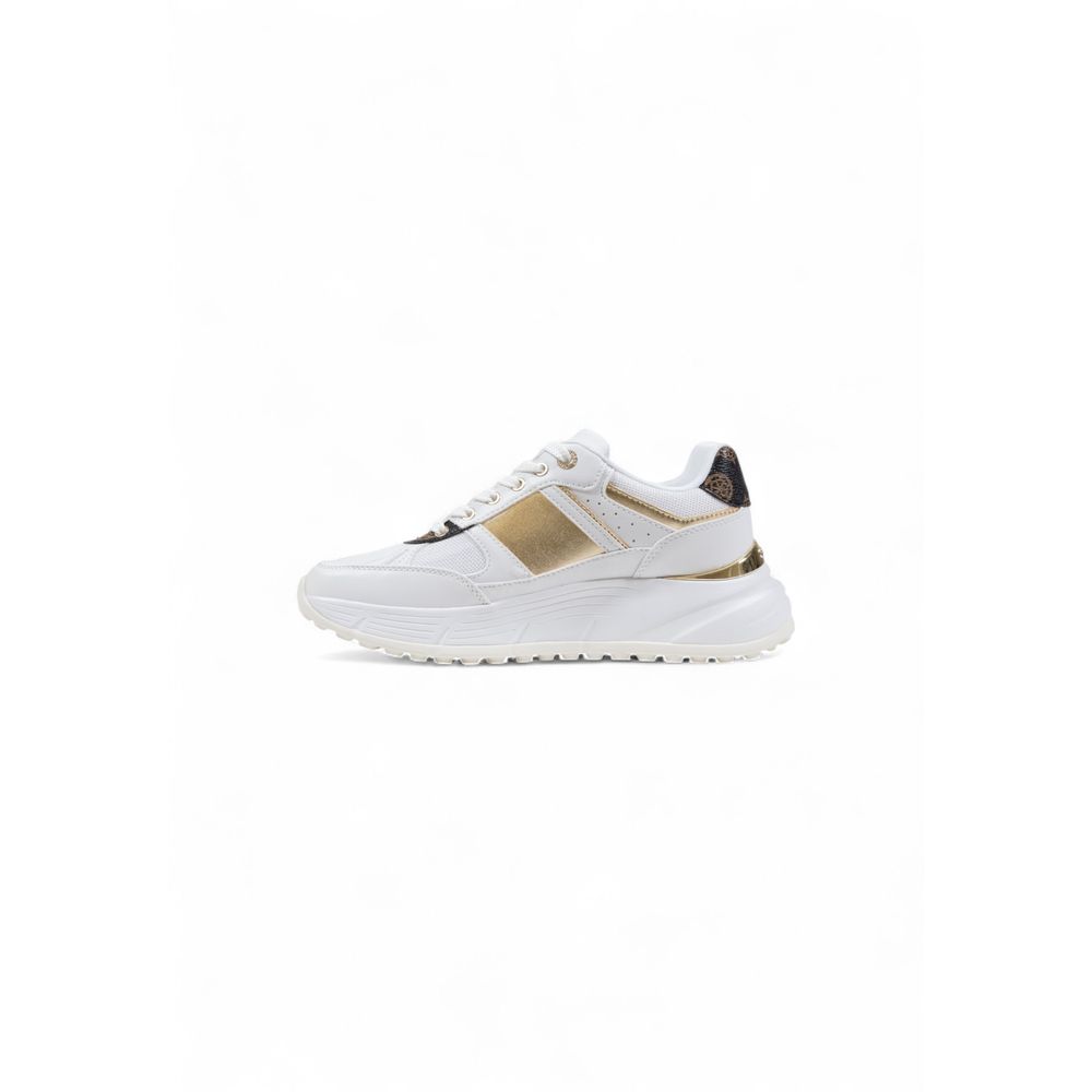 Guess Women's White Polyethylene Chunky Sneakers