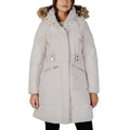 Guess Women's Cream Polyester Coat