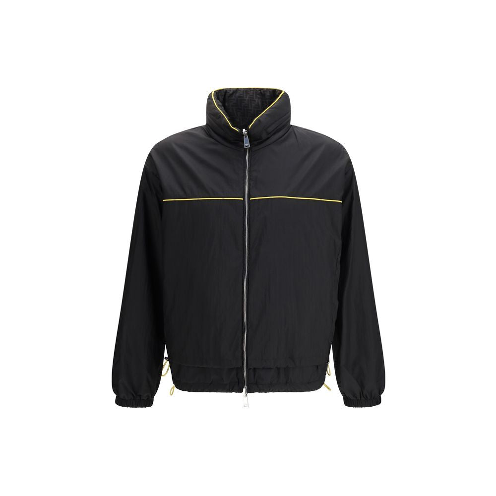 Fendi Men's Black Polyamide Shell Jacket