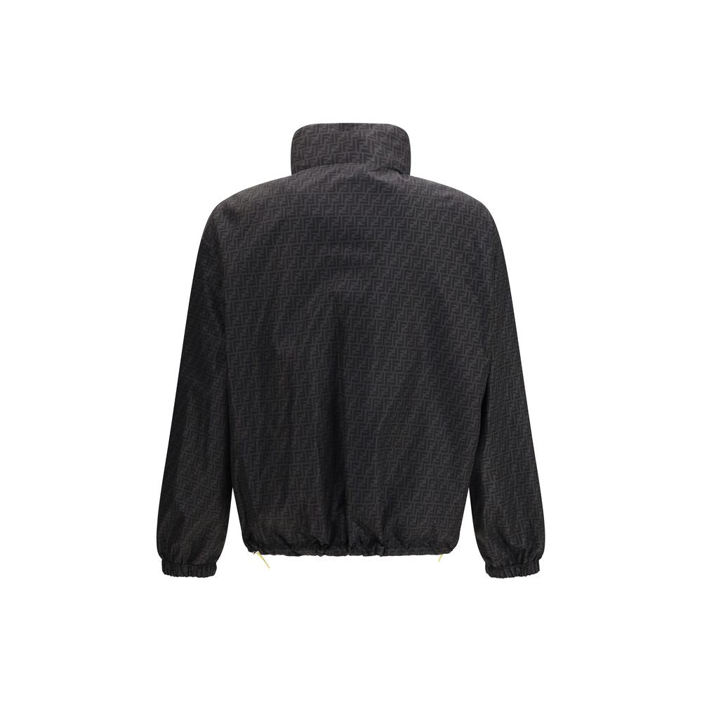 Fendi Men's Black Polyamide Shell Jacket