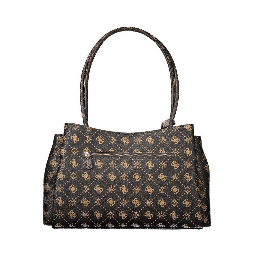 Guess Emelie Logo Women's Brown Handbag