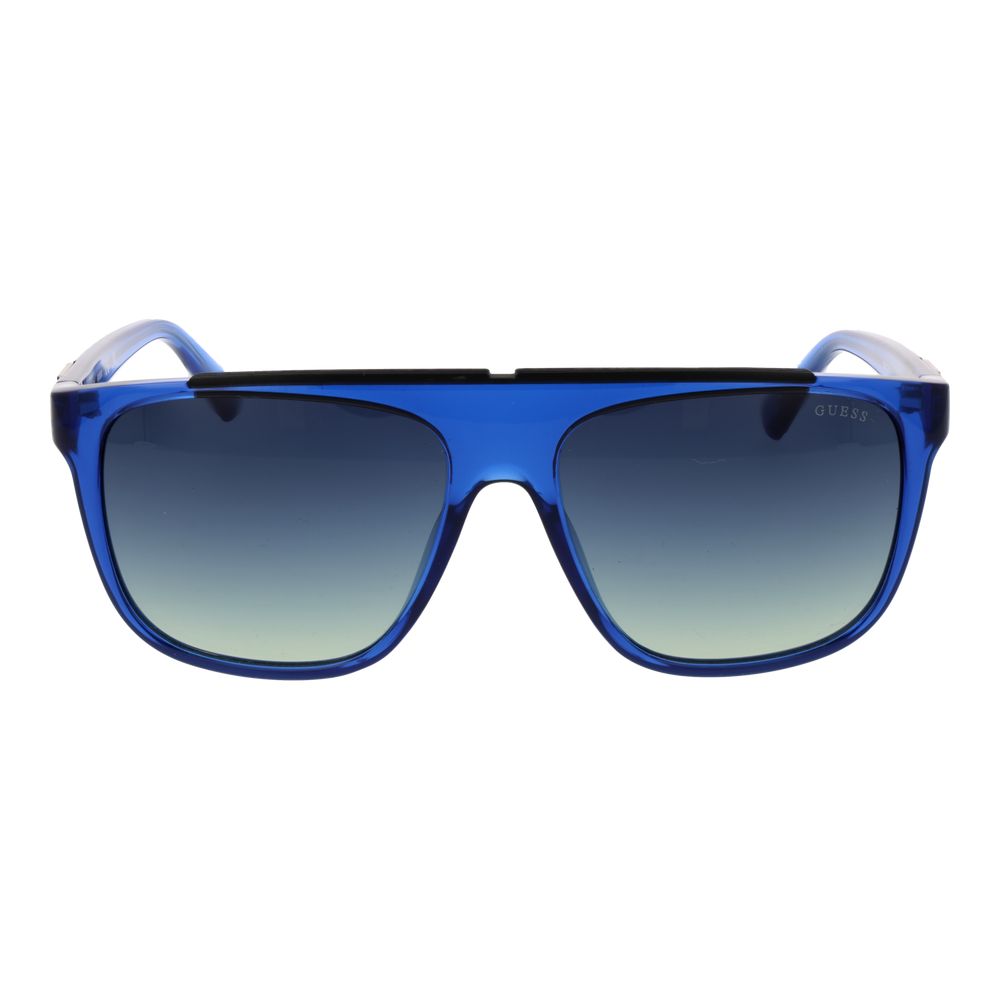 Guess GU00123 5890W Men's Blue Square Sunglasses