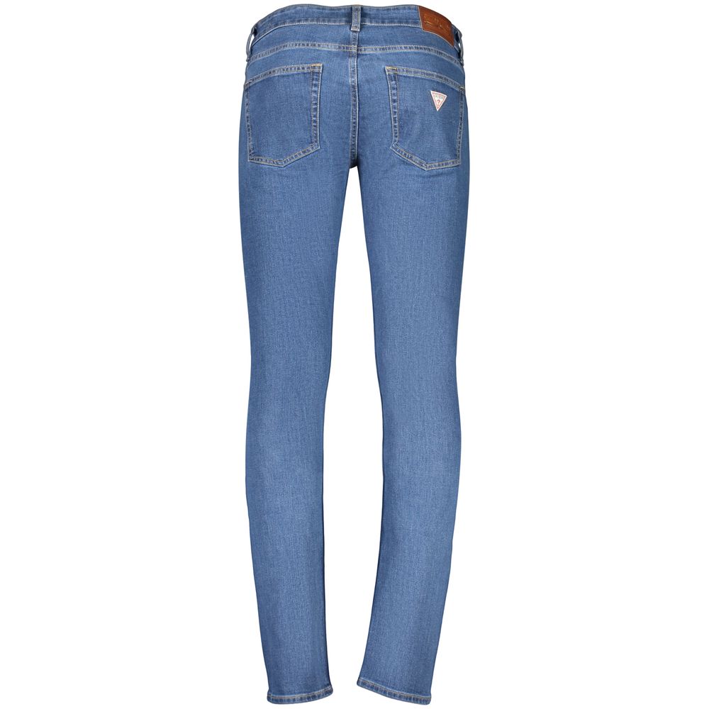 Guess Jeans Men's Blue Cotton Skinny Jeans