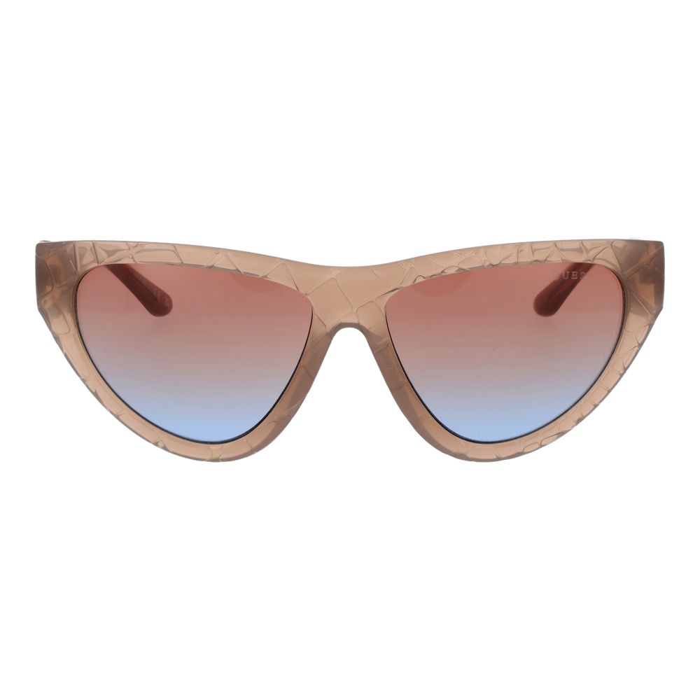 Guess GU00151 5757F Women's Beige Cat Eye Sunglasses