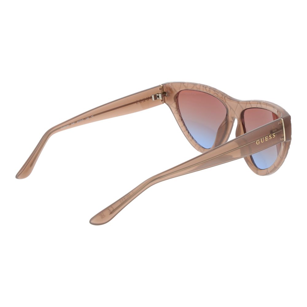 Guess GU00151 5757F Women's Beige Cat Eye Sunglasses
