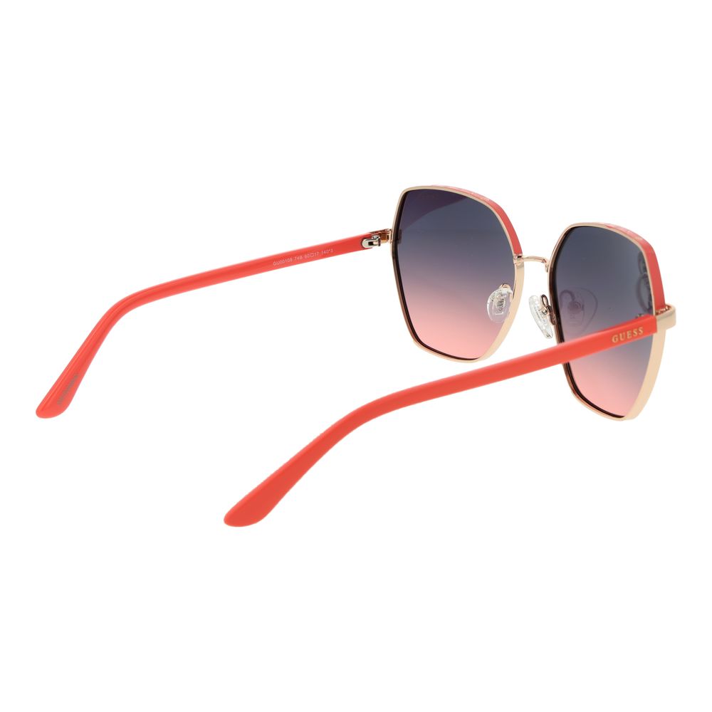 Guess GU00108 6074B Women's Gold Butterfly Sunglasses