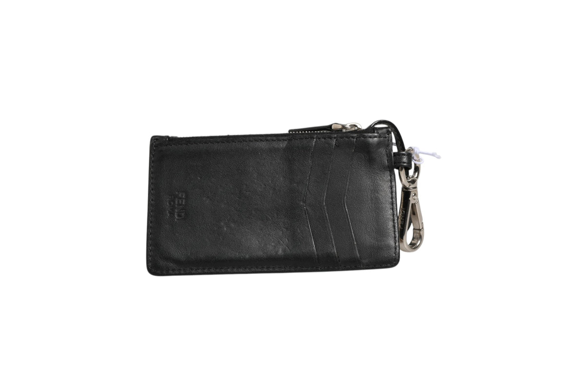 Fendi Women's Vitello Liberty Black Coin Pouch Key Case – Pre-Owned