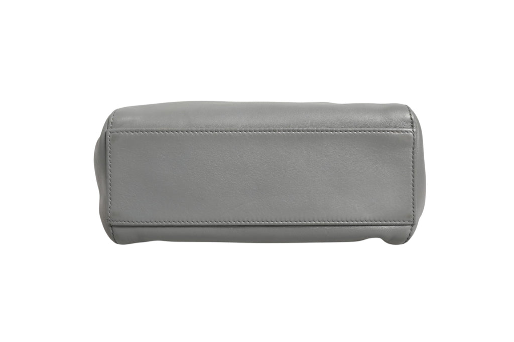 Fendi Women's Mini Peekaboo Blue & Grey Shoulder Bag – Pre-Owned