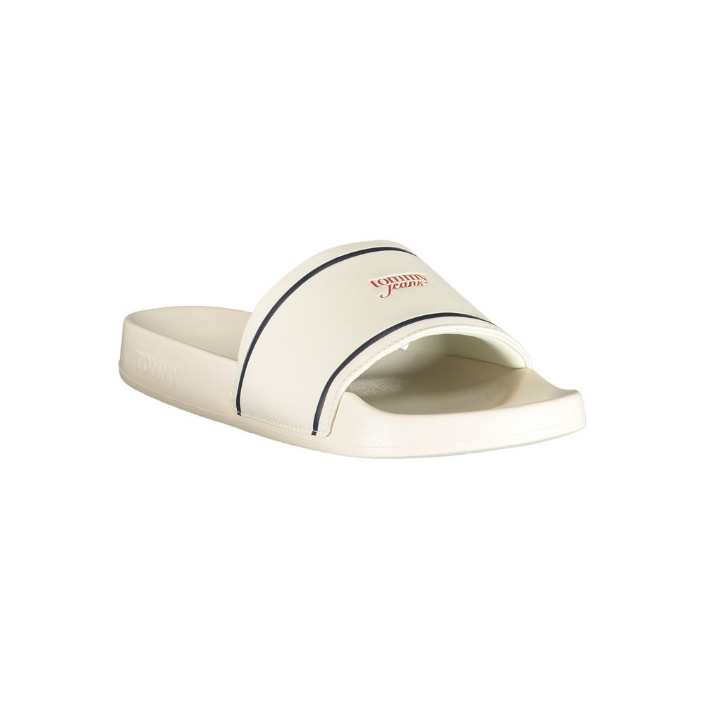 Tommy Hilfiger Women's White Polyurethane Sandals
