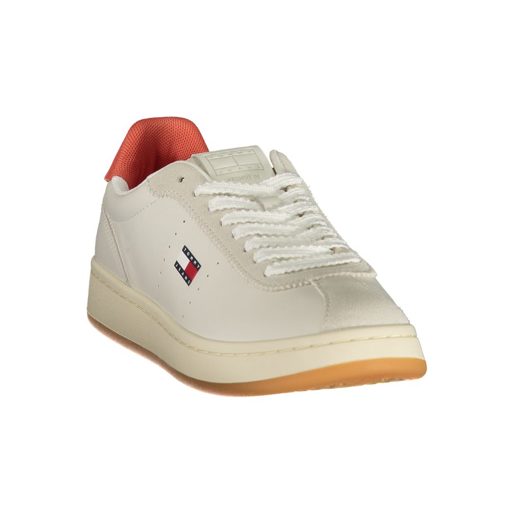 Tommy Hilfiger Women's Beige Polyurethane Sneakers