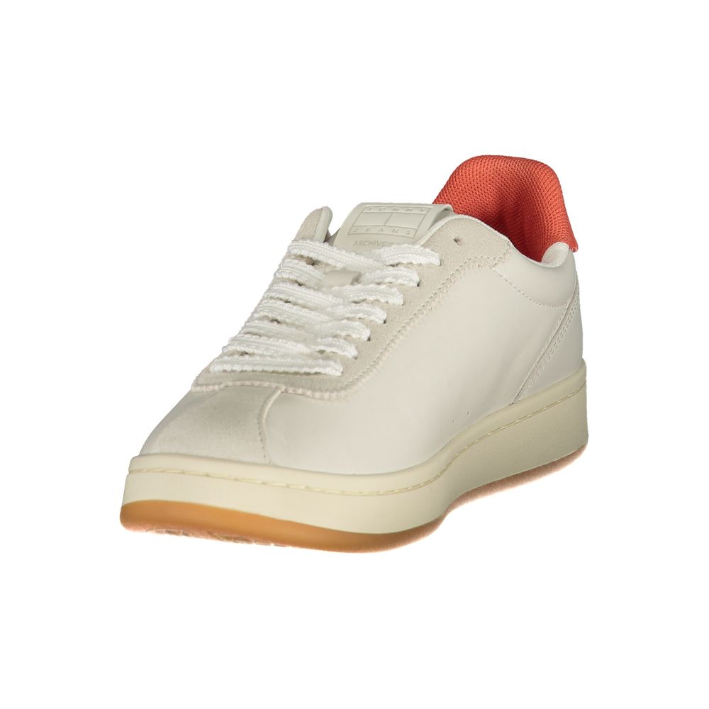 Tommy Hilfiger Women's Beige Polyurethane Sneakers