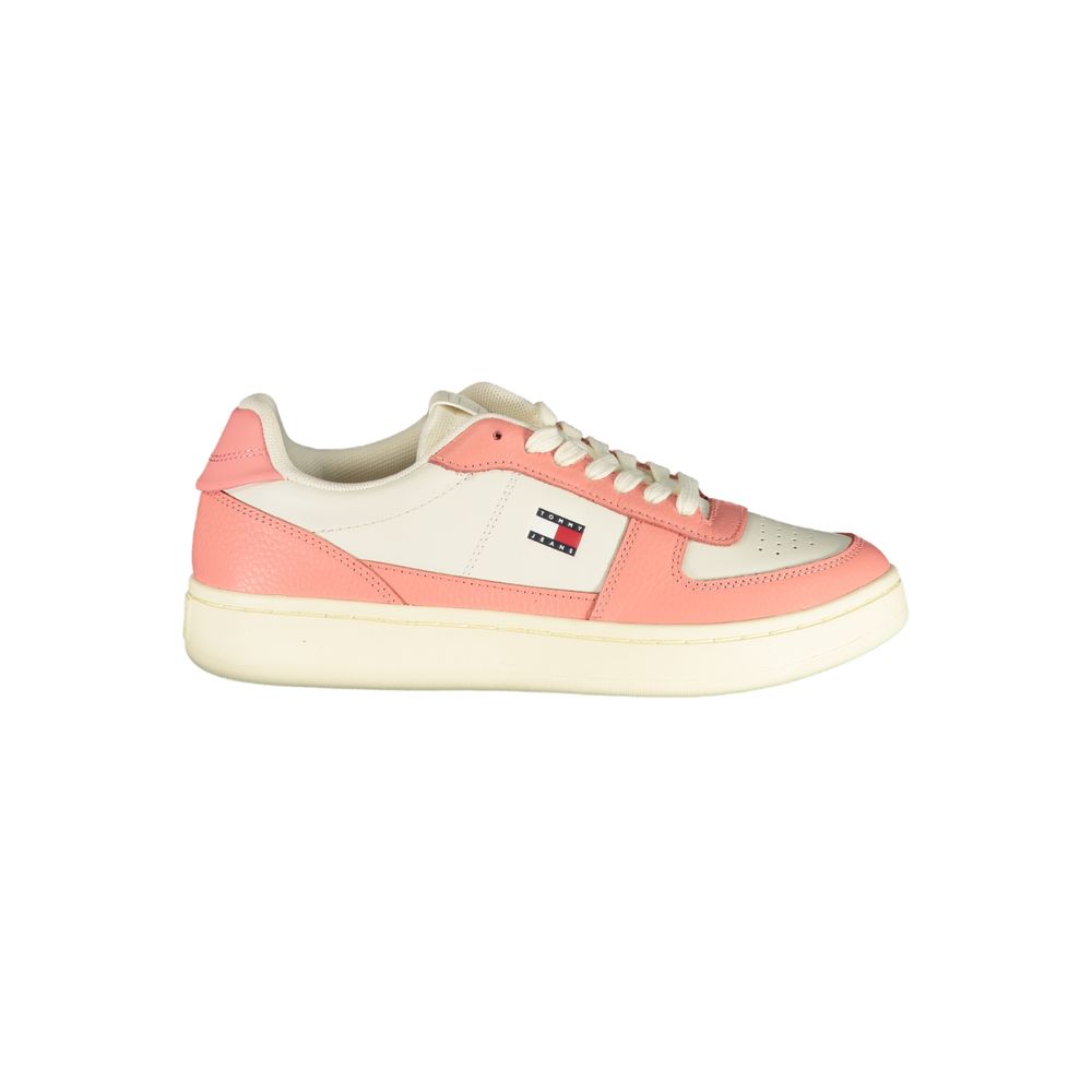 Tommy Hilfiger Women's White Polyurethane Sneakers