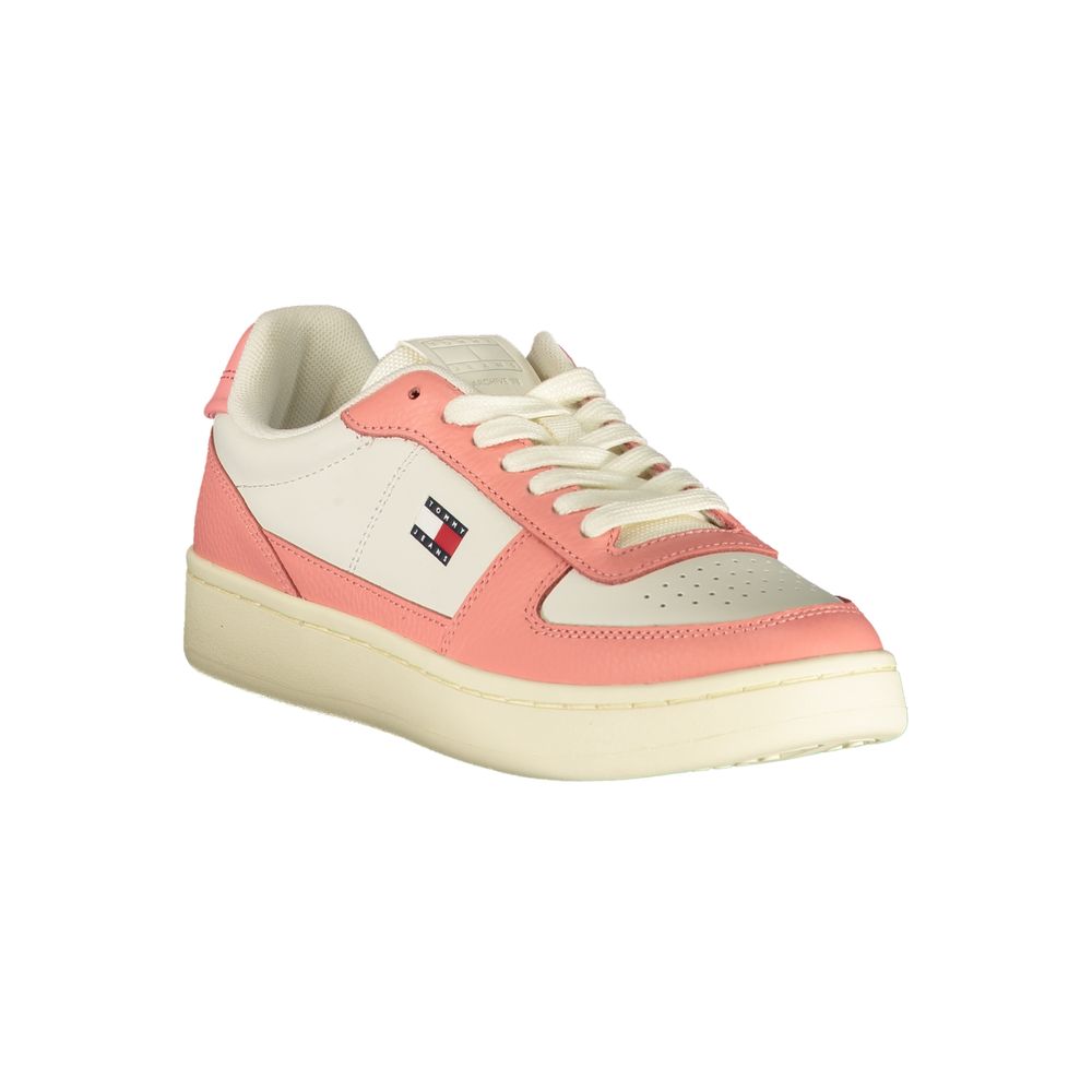 Tommy Hilfiger Women's White Polyurethane Sneakers