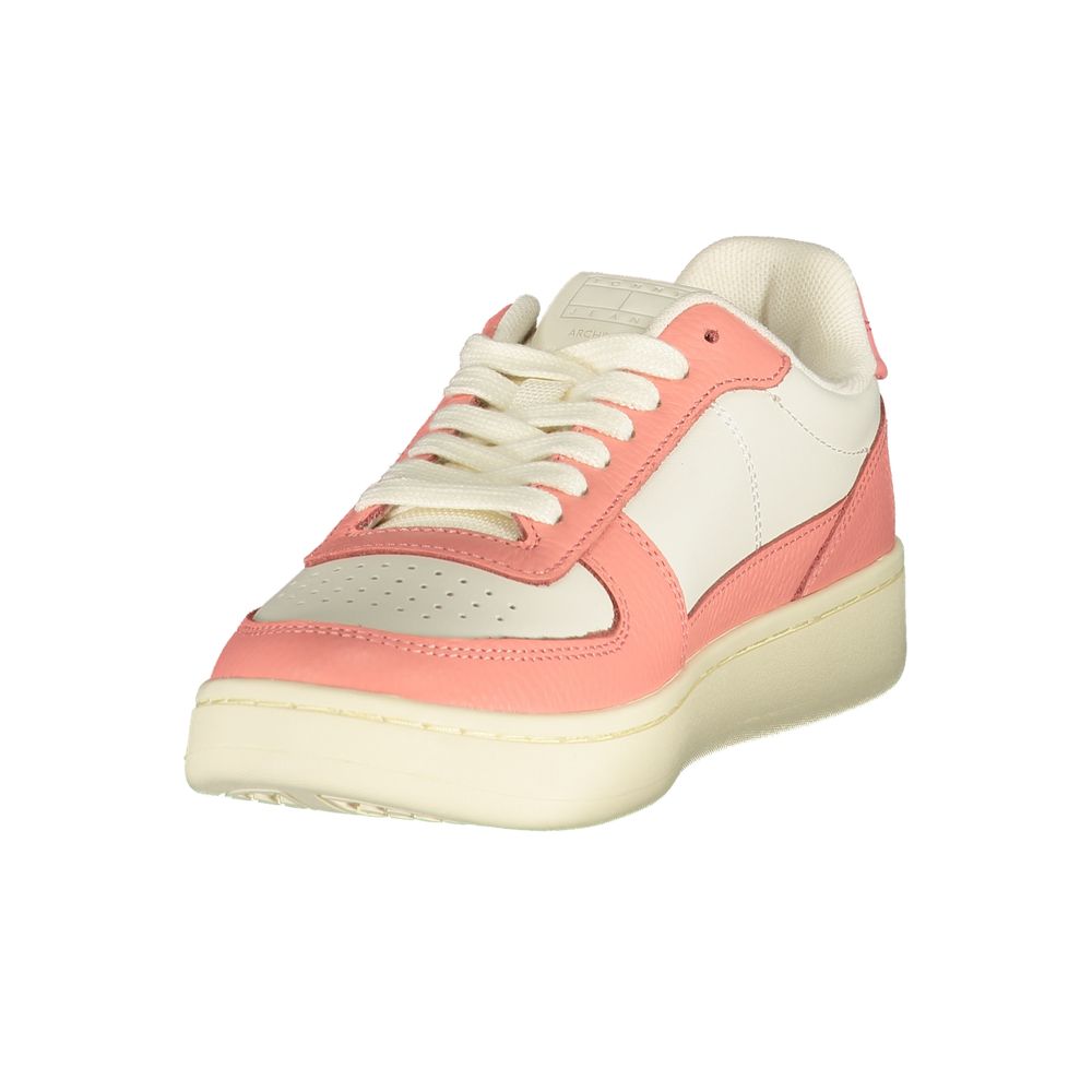 Tommy Hilfiger Women's White Polyurethane Sneakers