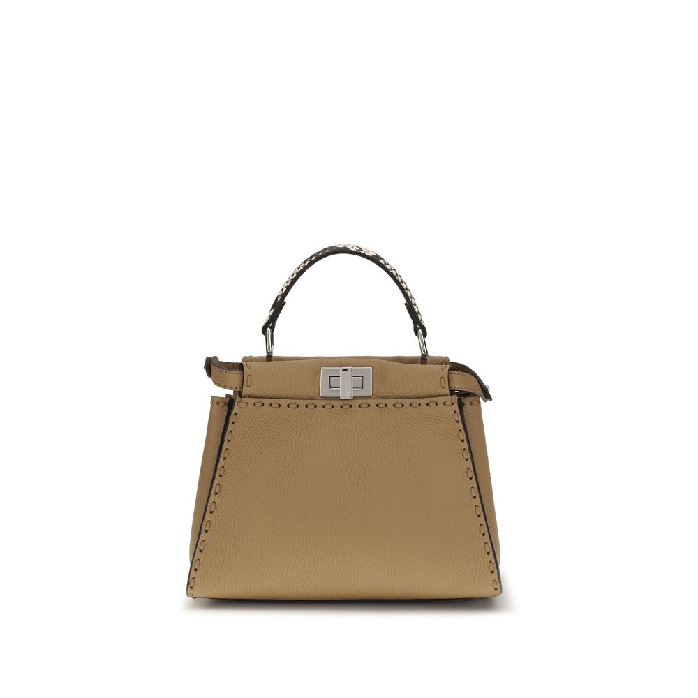 Fendi Women's Beige Calf Leather Handbag