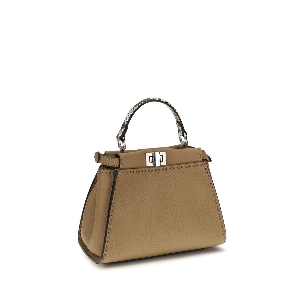 Fendi Women's Beige Calf Leather Handbag