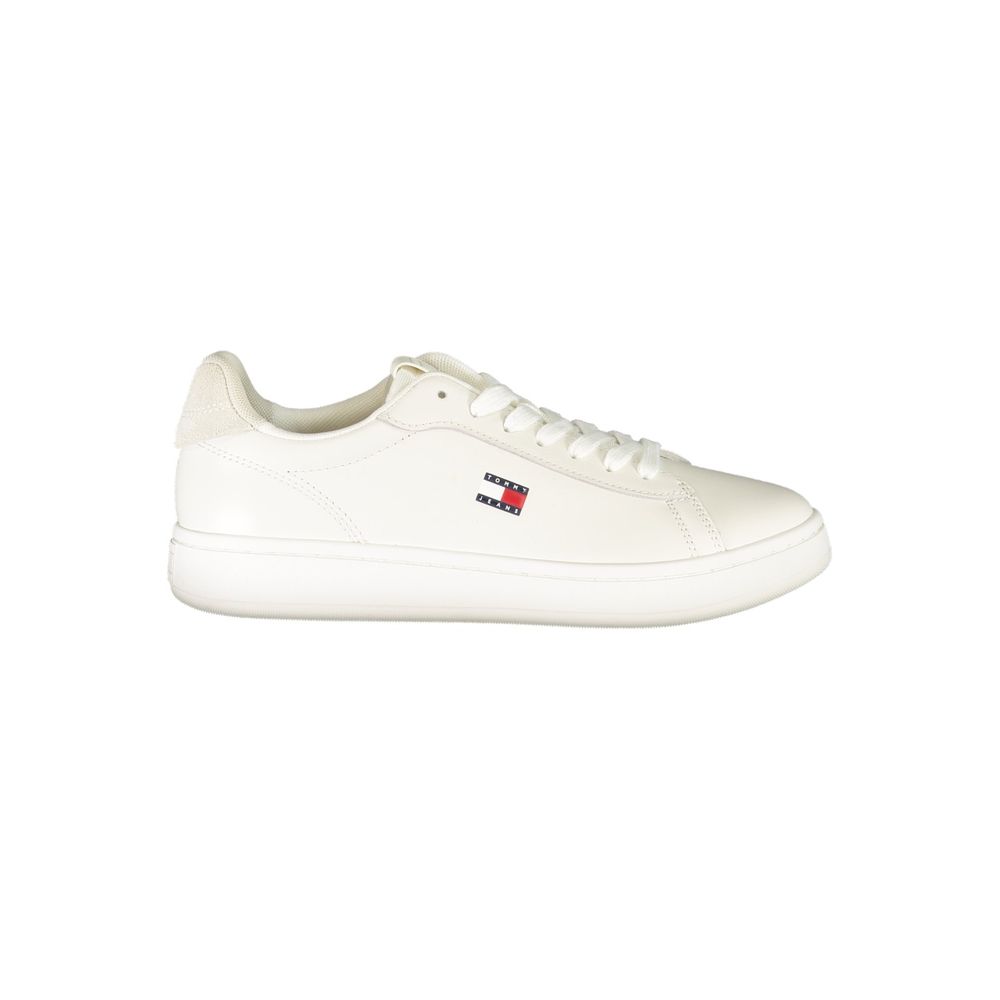 Tommy Hilfiger Women's White Polyurethane Sneakers