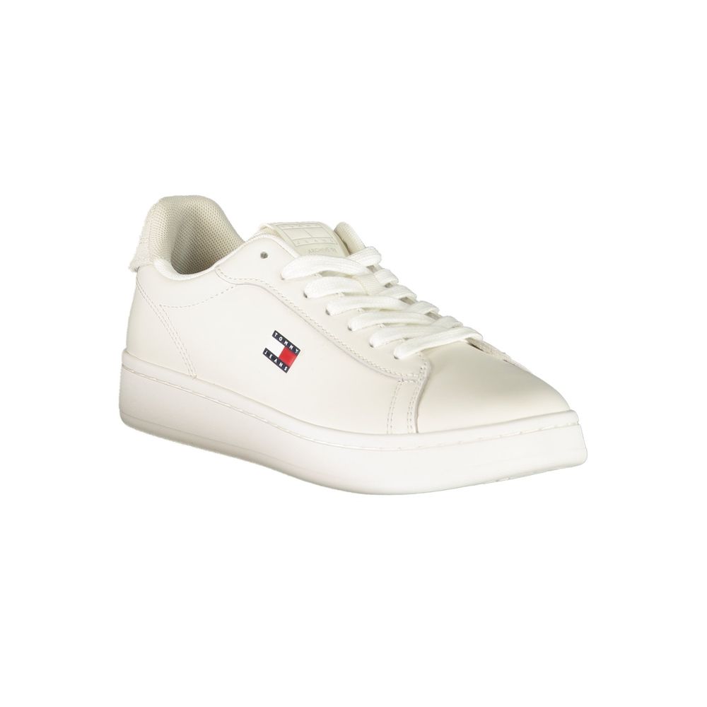 Tommy Hilfiger Women's White Polyurethane Sneakers