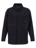 Fendi Men's Blue Cotton Denim Jacket