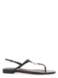 Fendi Women's Purple Elastane Flat Sandals
