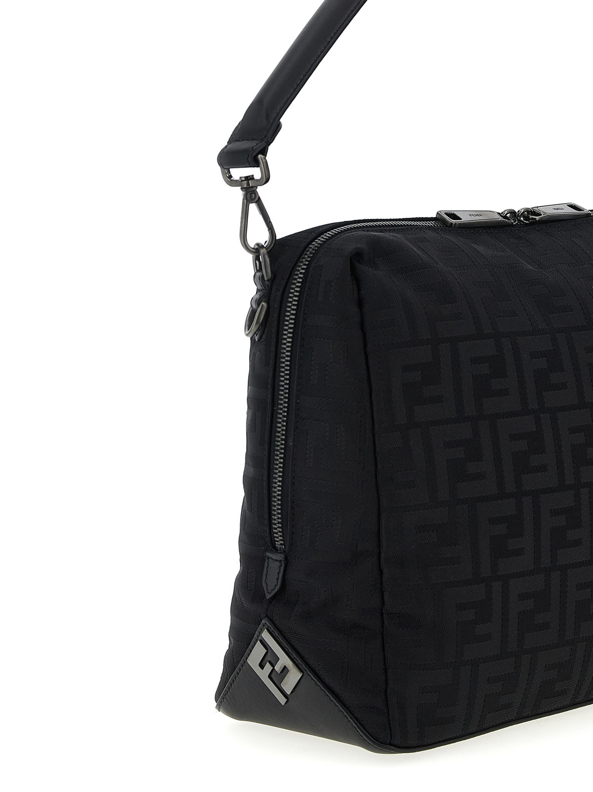 Fendi Men's Black Polyamide Shoulder Bag