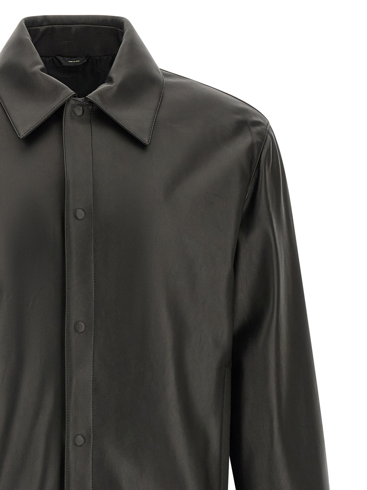 Fendi Men's Black Leather Jacket