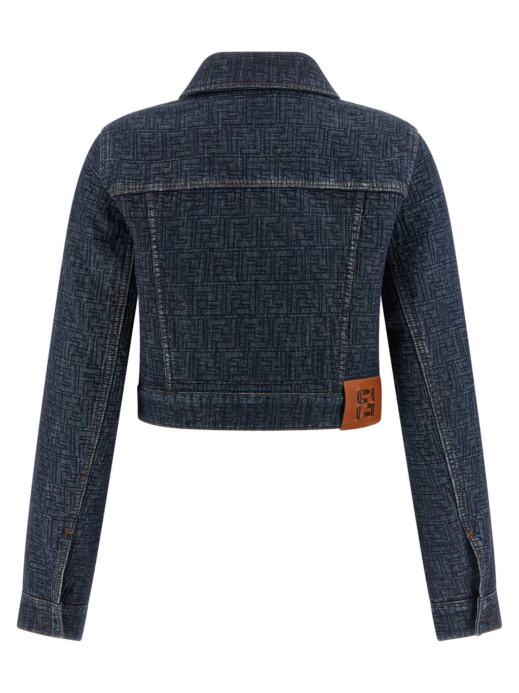 Fendi Denim Women's Blue Cotton Denim Jacket